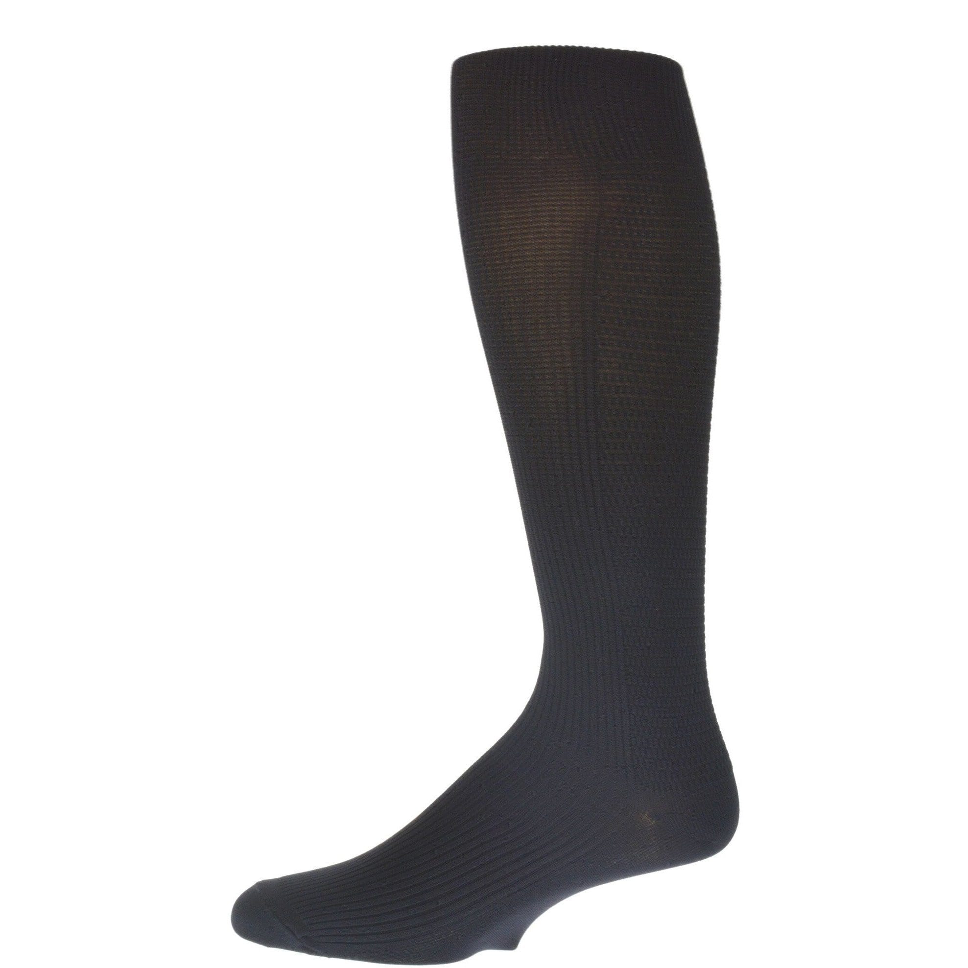 A pair of OTC Nylon Support Hose Compression Travel Socks, designed for comfort and circulation support, featuring a soft texture and over-the-calf design.